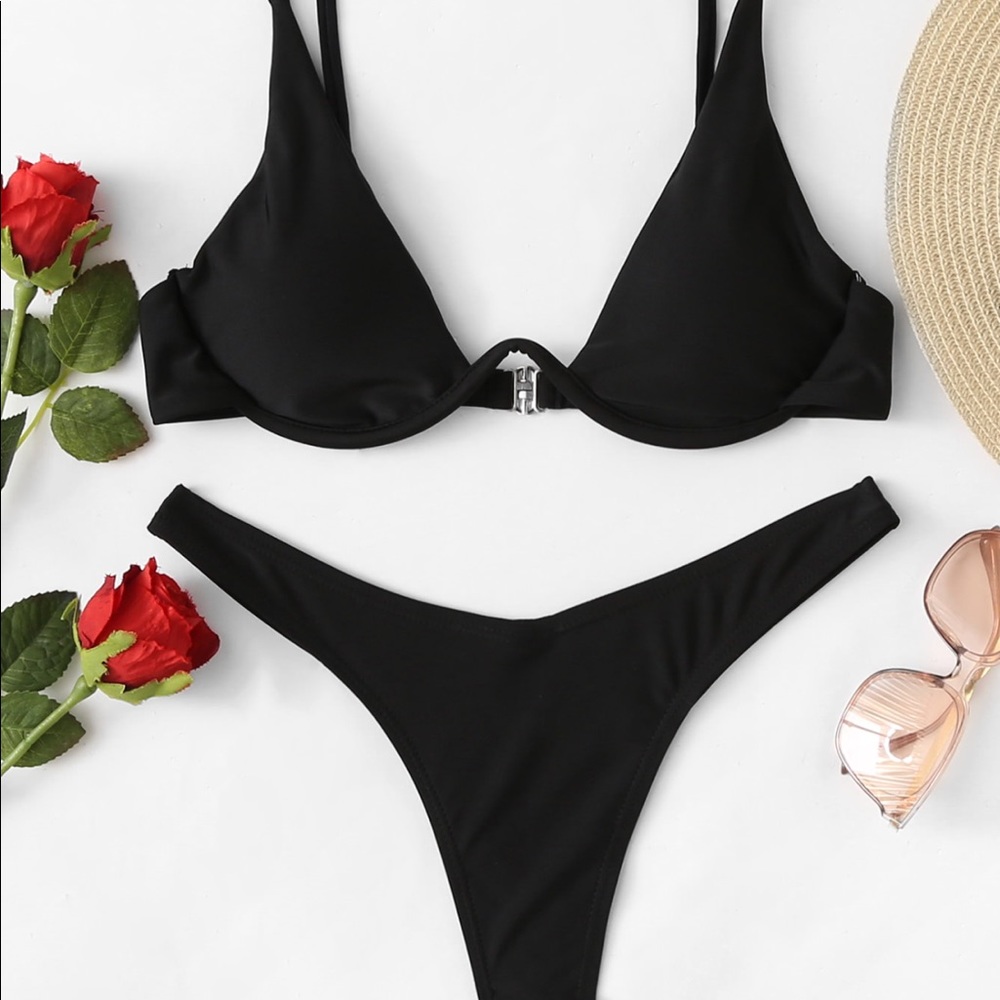 Olive Green Trendy Underwire Bikini!! 🌿